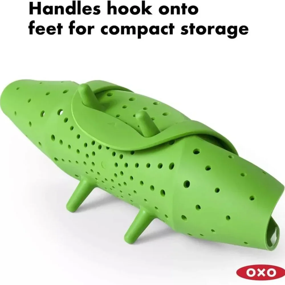 OXO Soft Works Silicone Pressure Cooker or Standard Pot Steamer Accessory NWT